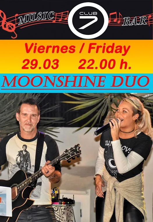 Friday Rock-Pop Night with Moonshine Duo