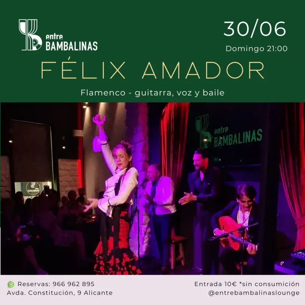 Félix Amador / Flamenco - voz, guitarra y baile