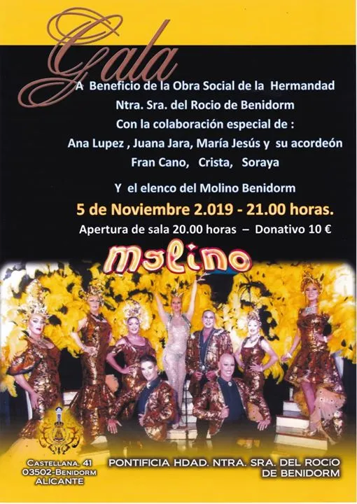 Gala a Beneficio De La Hermandad Del Rocío De Benidorm