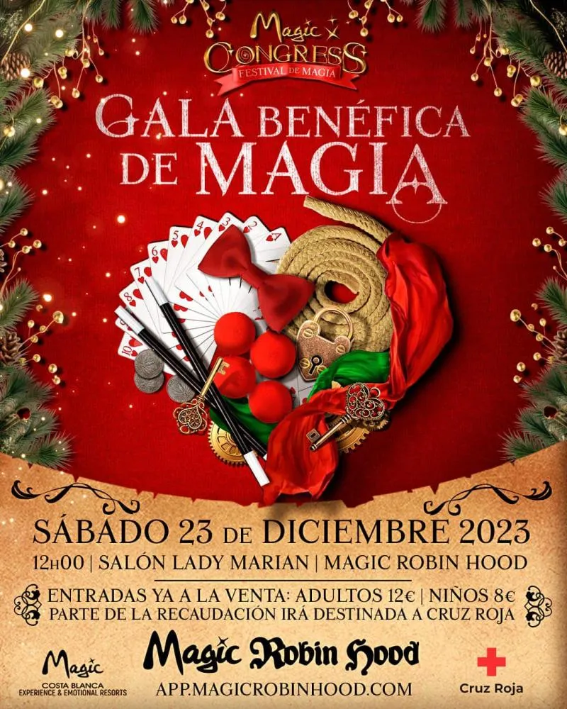 Gala benéfica de Magia Magic Robin Hood