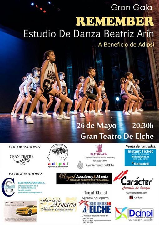 Gala de danza benéfica ´Remember´ con Beatriz Arín