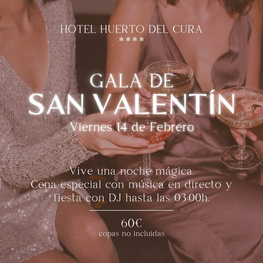 Gala de San Valentín Huerto del Cura