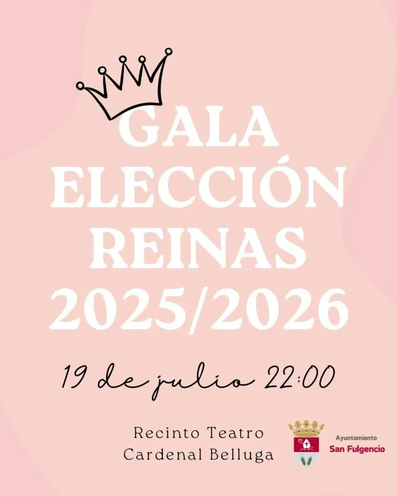 Gala elección reinas 2025/2026