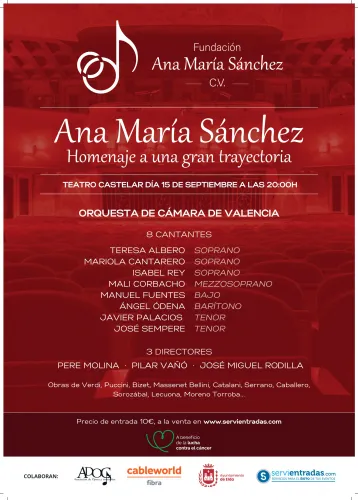 Gala Lírica Fundación Ana María Sánchez