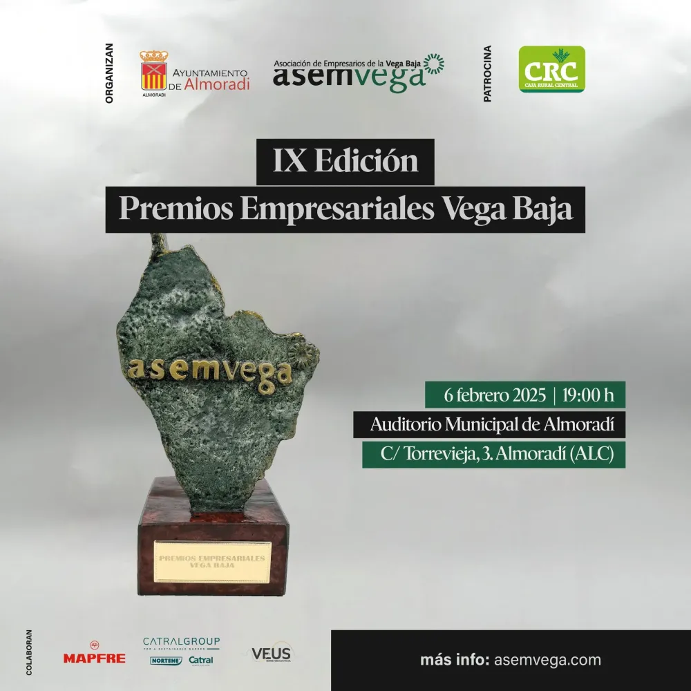 Gala Premios Empresariales Vega Baja de Asemvega