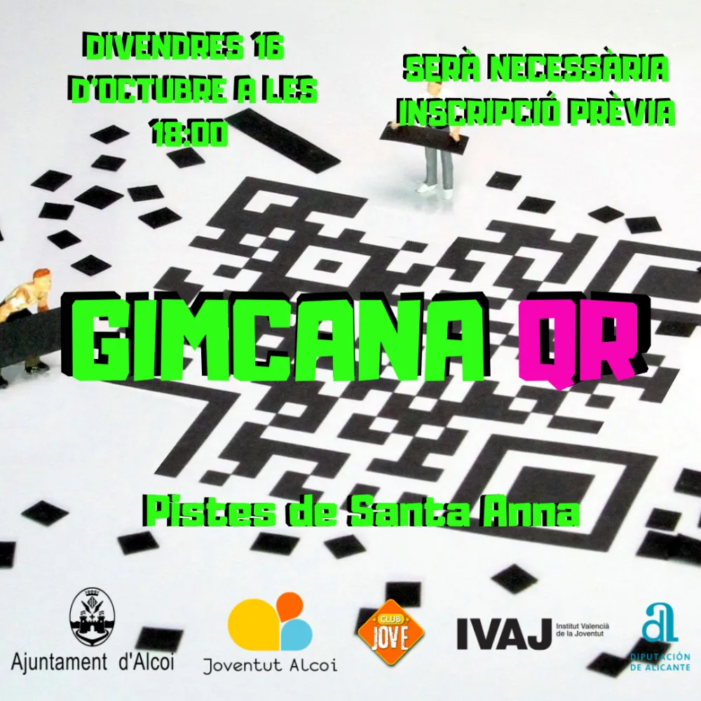 Gimkana QR en las pistas de Santa Ana
