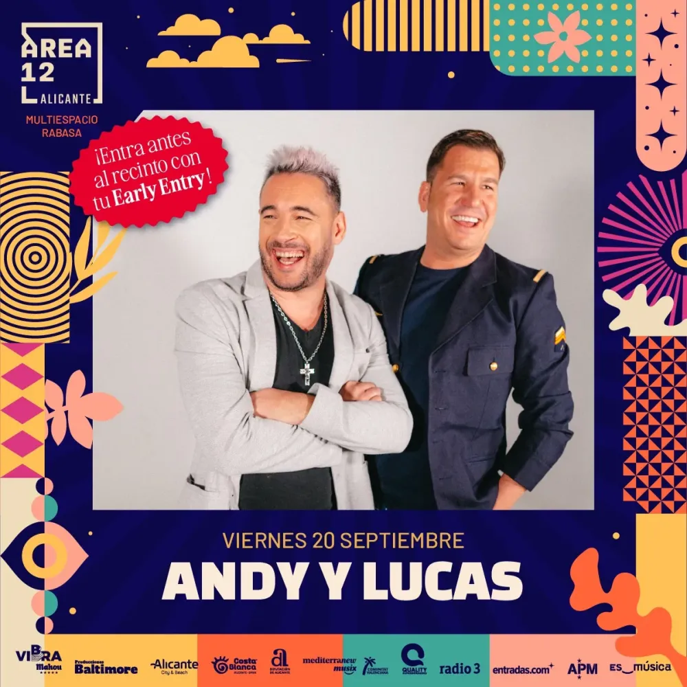 Gira despedida Andy y Lucas "Adivina adivinanza quién te escribe esta carta" ► Área 12