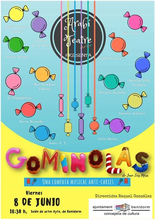 Gominolas - Teatro Infantil y familiar en Benidorm - Arabi Teatre