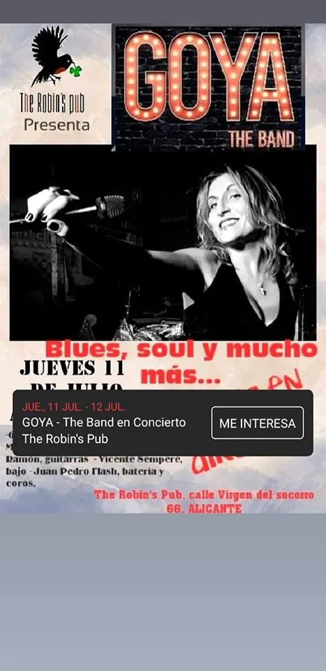 Goya The Ban en Robin's