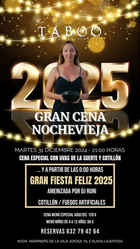 Gran Cena Nochevieja Taboo