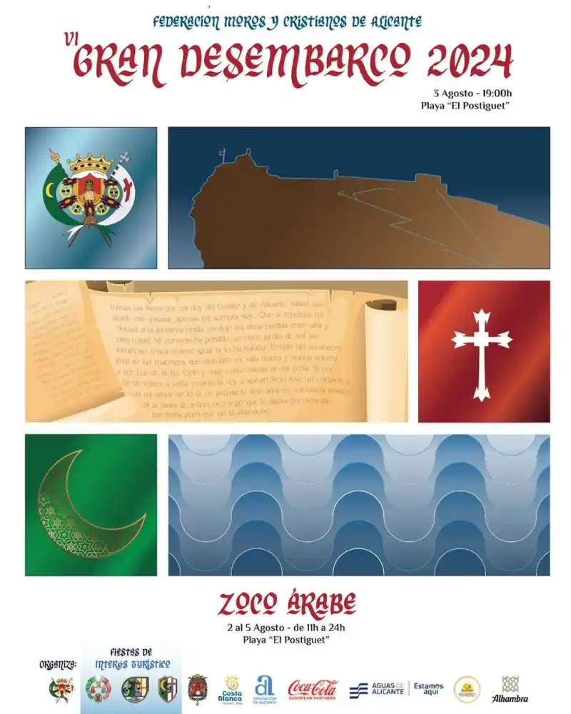 Gran Desembarco 2024 Federación Moros y Cristianps de Alicante