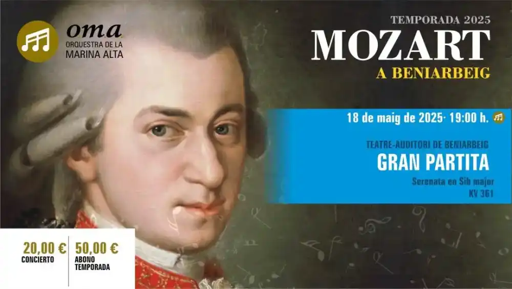 Gran Partita ► Mozart a Beniarbeig