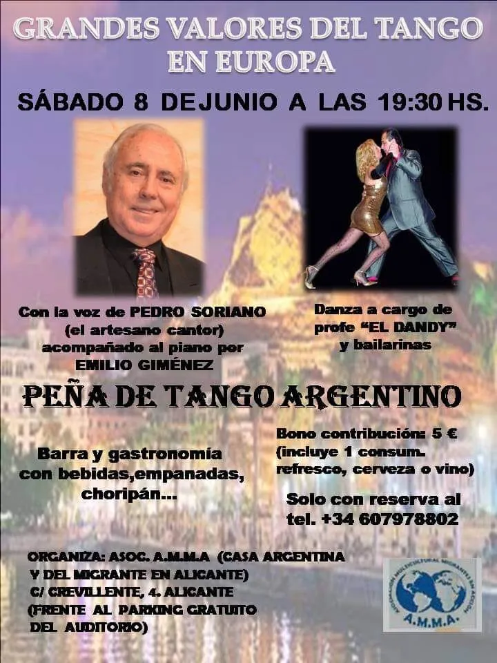 Grandes valores del tango en europa