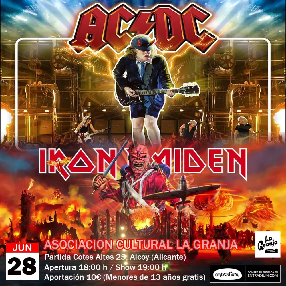 Grandes éxitos de Iron Maiden + AC/DC