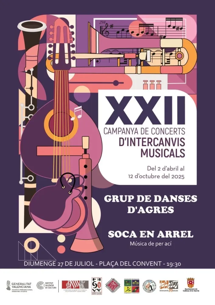Grup de Danses d' Agres ► XXII Campanya de concerts d' intercanvis musicals 2025