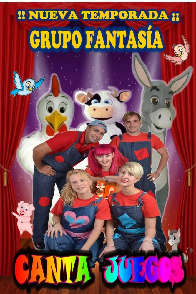 Grupo Fantasía. Cantajuegos (espectáculo musical infantil) en Aspe