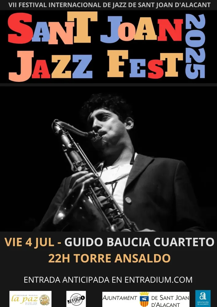 Guido Baucia Cuarteto ► Sant Joan Jazz Fest 2025