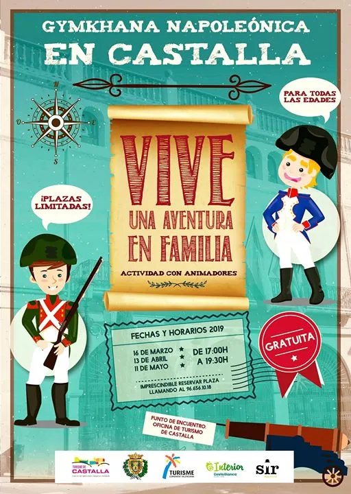 Gymkhana napoleónica en Castalla