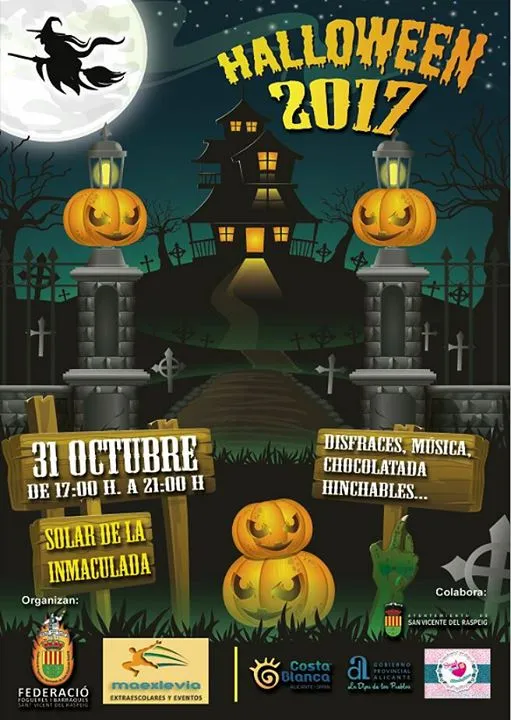 Halloween 2017 en San Vicente del Raspeig