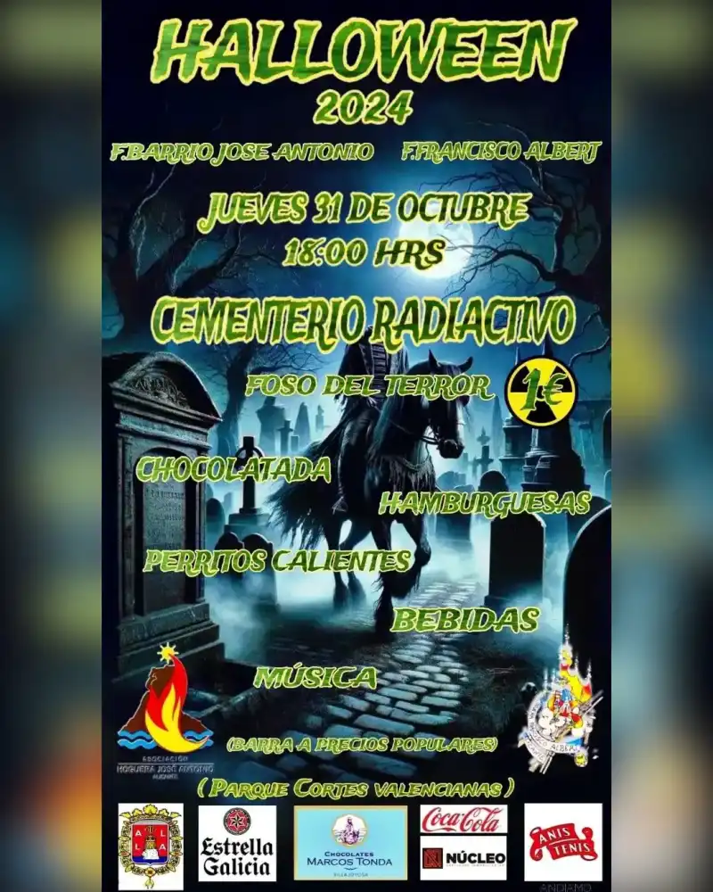 Halloween 2024 Hoguera Barrio Jose Antonio