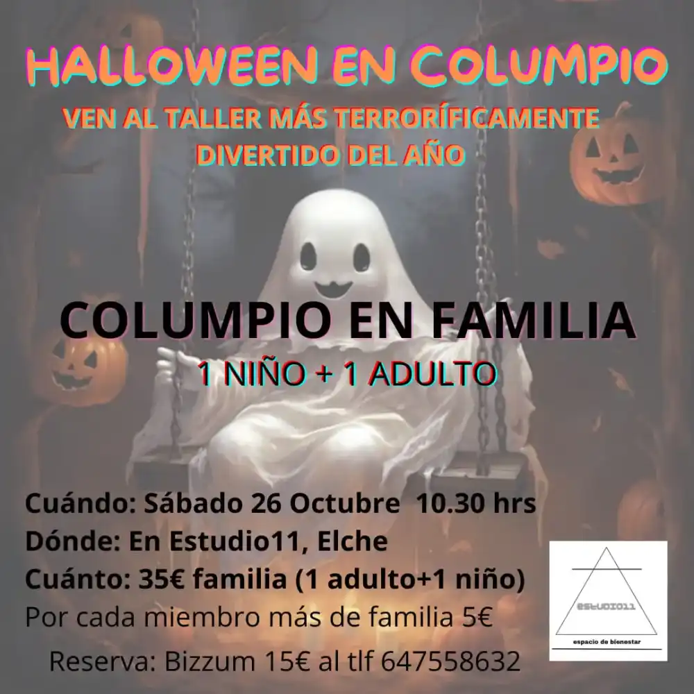 Halloween en columpio