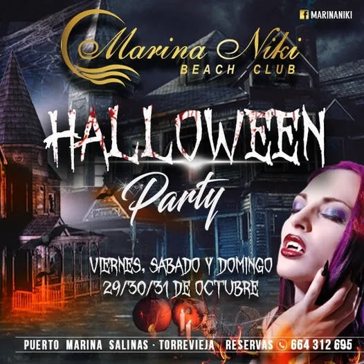 Halloween terrorífico en Marina Niki