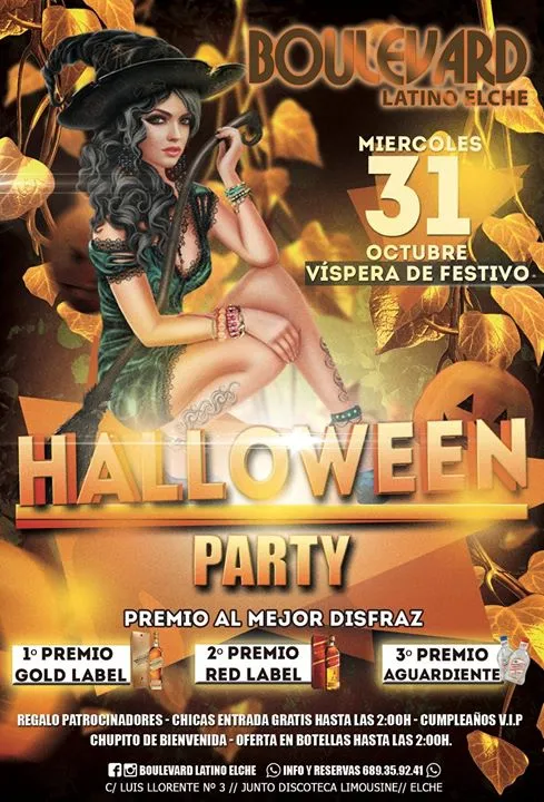 Happy Halloween en Boulevard Latino Elche