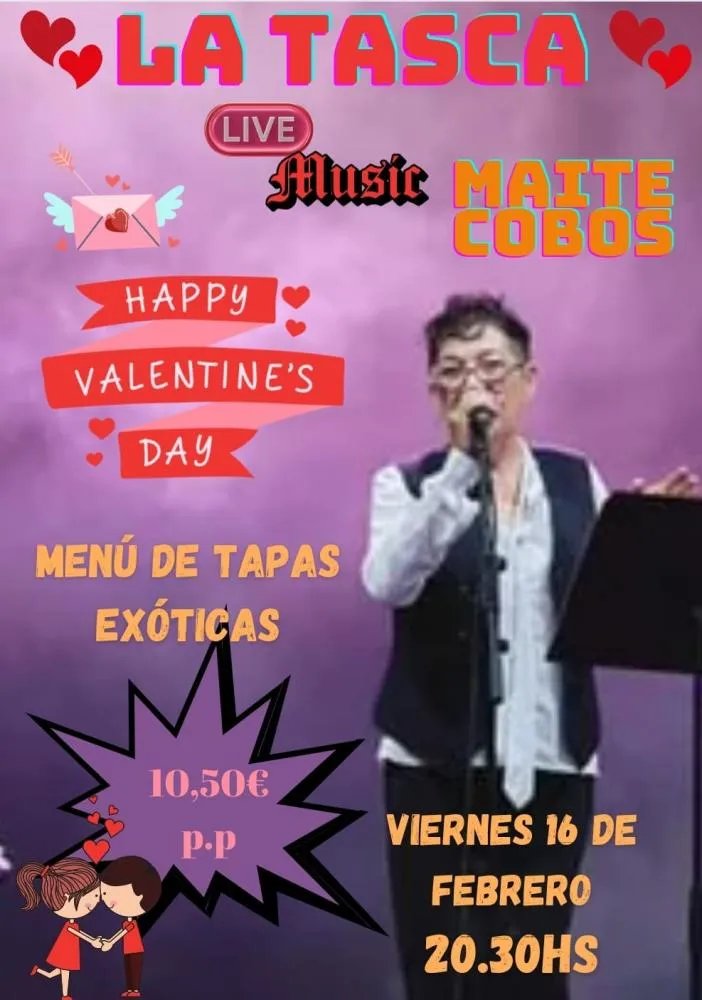 Happy Valentine's Day con la actuación de Maite Cobos