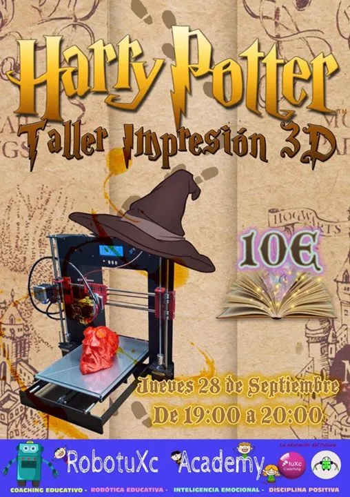 Harry Potter Taller Impresión 3d