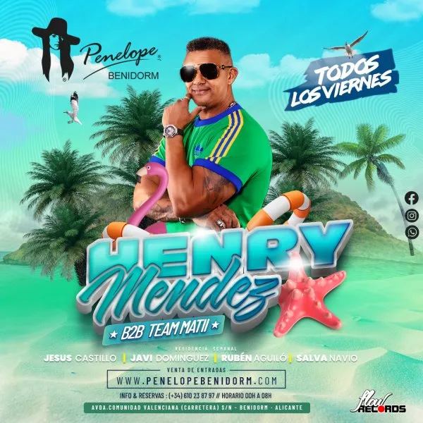 Henry Mendez + Terraza Coco Loco + Piscina