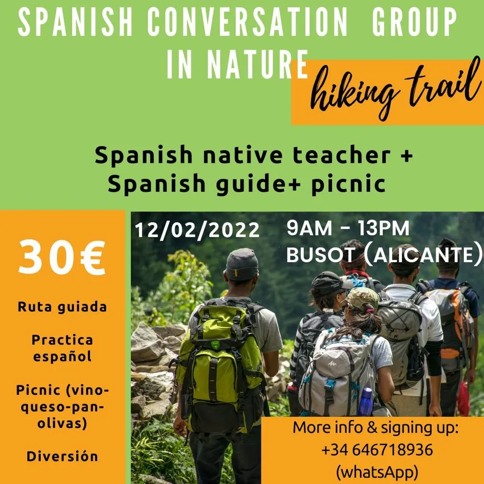 Hiking trail + Spanish conversation group