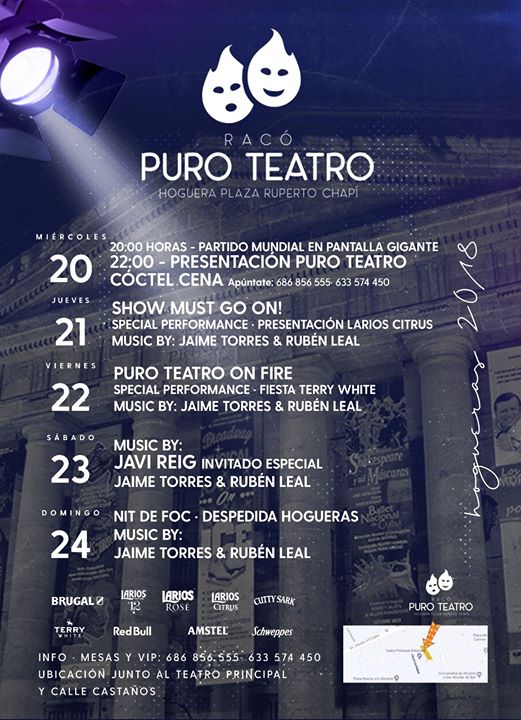 Hogueras 2018 en Racó Puro Teatro