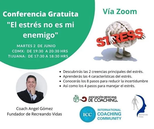 Hola CDMX, Conferencia Gratuita "El estrés no es mi enemigo"