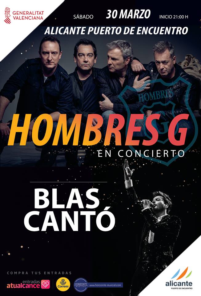 Hombres G -(cancelado - Sustituye La Unión) en concierto en Alicante