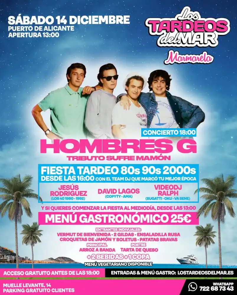 Hombres G - Tributo Sufre Mamón ► Los tardeos del Mar