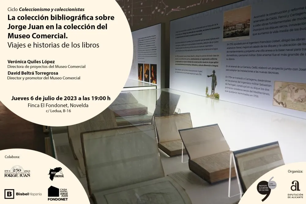Homenaje a Jorge Juan con una charla sobre la colección bibliográfica del Museo Comercial
