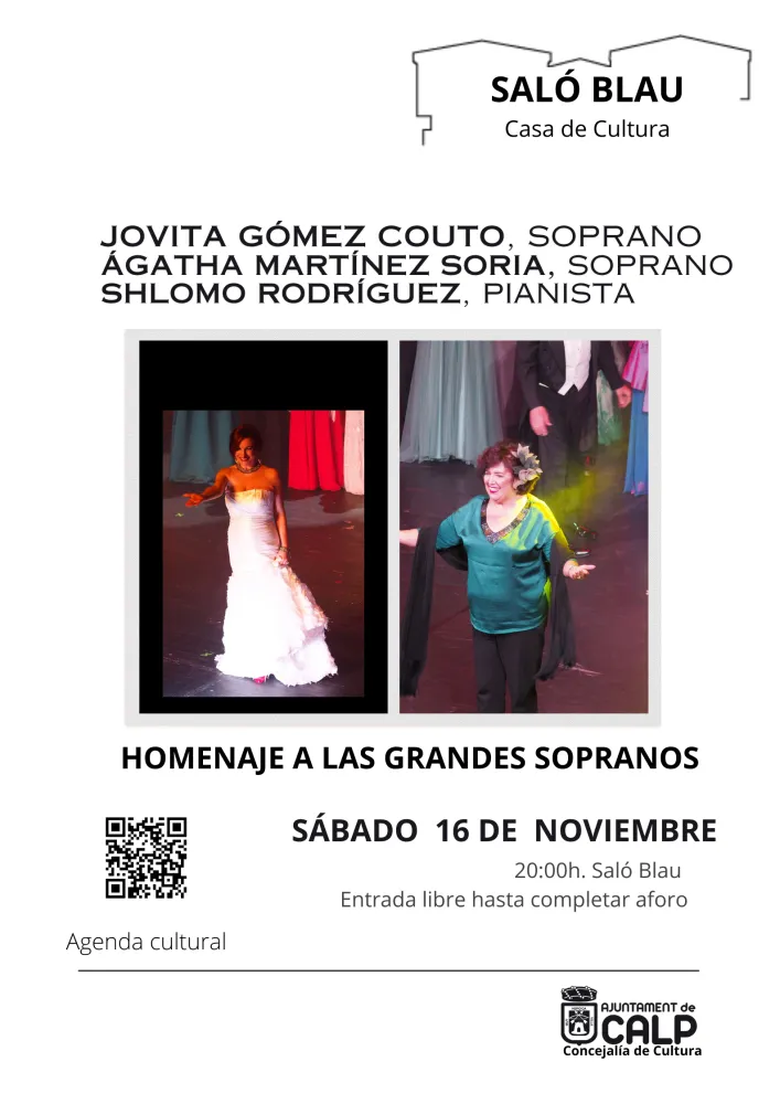 Homenaje a las grandes sopranos Calpe