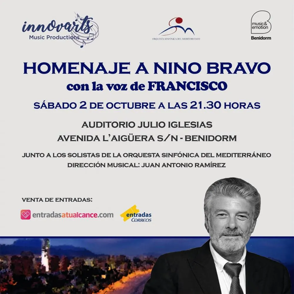 Homenaje a Nino Bravo en Benidorm