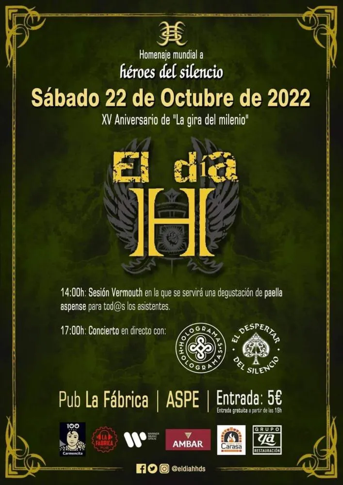 Homenaje Mundial a Héroes del Silencio