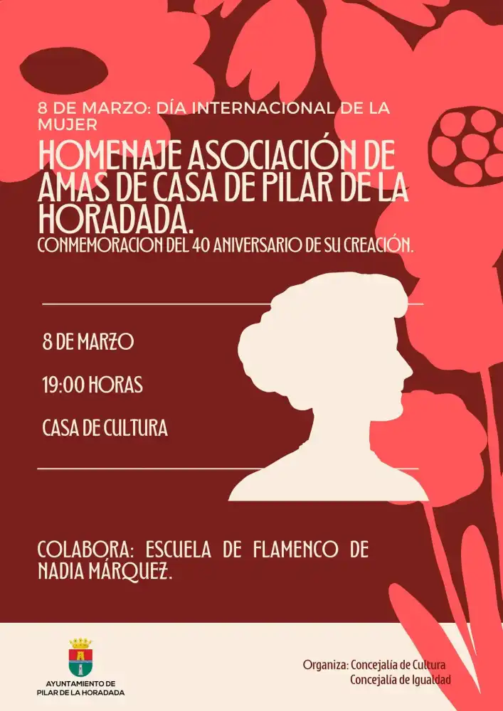 Homenaje por el 40º aniversario de la Asociación de Amas de Casa de Pilar de la Horadada