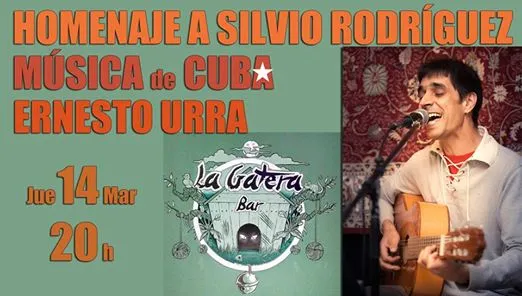 Homenaje Silvio Rodríguez+Música de CUBA - La Gatera (Elche)