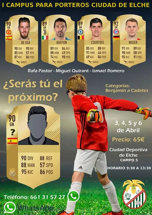 I Campus Para Porteros de Fútbol Ciudad de Elche