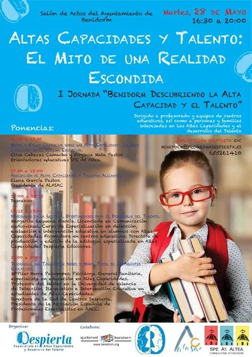 I Jornada "Benidorm Descubriendo la Alta Capacidad y el Talento"