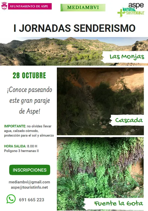 I Jornadas de Senderimo en Aspe - Fuente La Gota