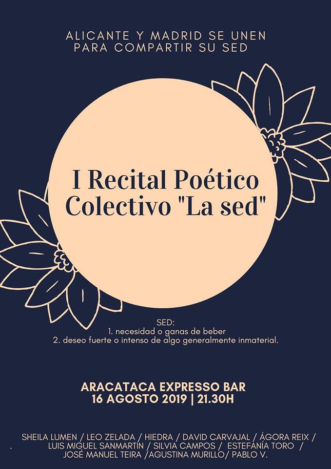 I Recital poético colectivo "La Sed"