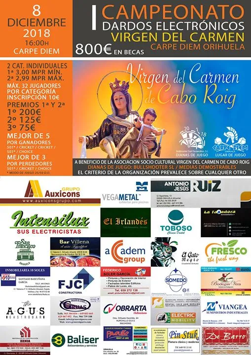 I Torneo a beneficio de la Asociación Sociocultural Virgen del Carmen - Cabo Roig