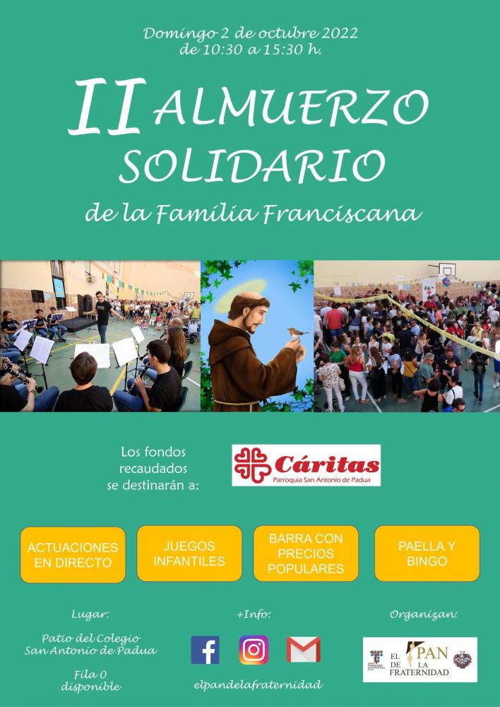 II Almuerzo Solidario de la Familia Franciscana Alicante