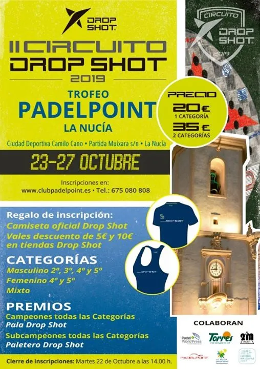 II Circuito Drop Shot: Trofeo Padelpoint La Nucía