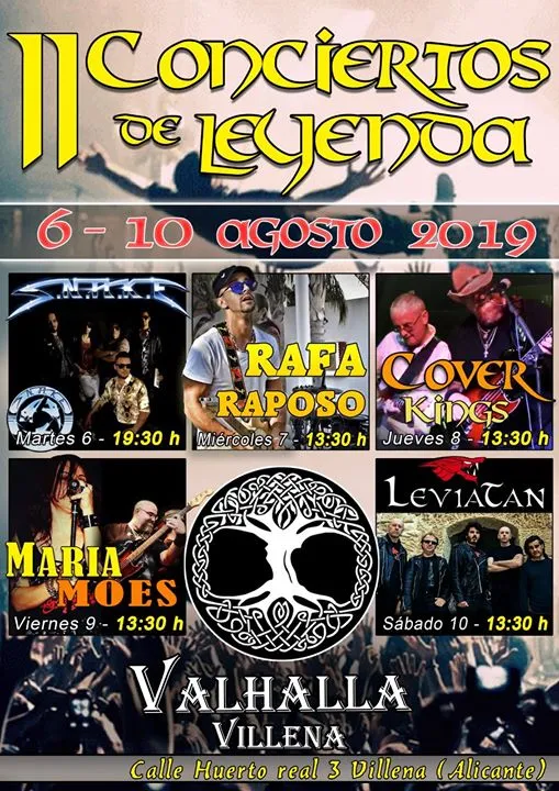 II Conciertos de Leyenda en Villena