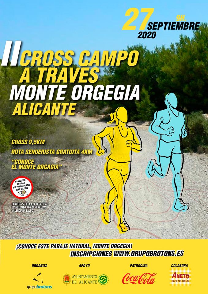 II Cross Campo a Través Monte Orgegia Alicante 2020